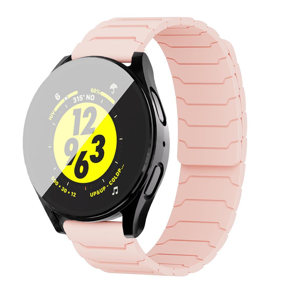Full TPU Case+Strap for Samsung Galaxy Watch 7 6 5 4 40mm 44mm Magnetic Silicone Strap+Protector Cover for Galaxy Watchband
