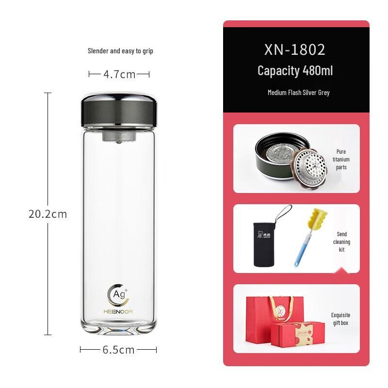 Антибактериальная стеклянная бутылка Xinuo