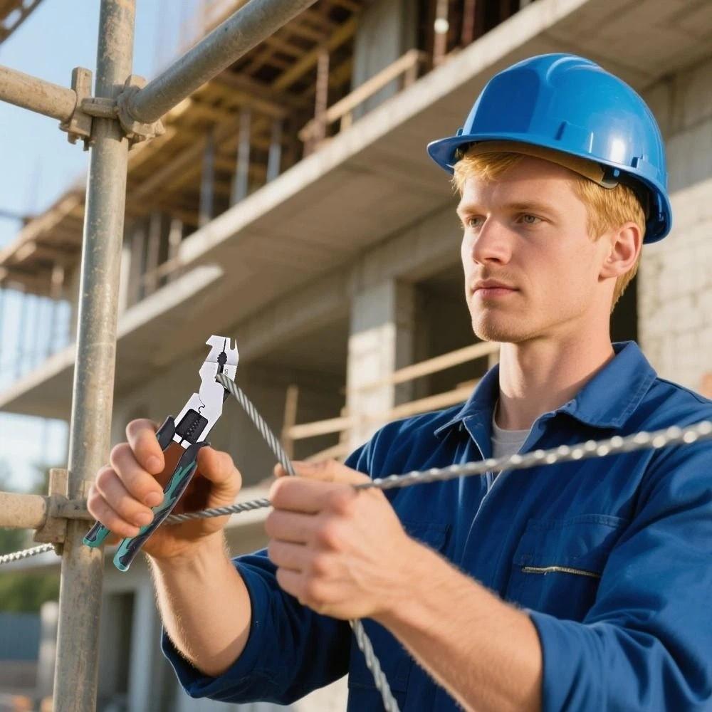 Easy Gripping Cable Cutter Heavy Duty Electrical Crimping Pliers Wire Stripper Professional Wiring