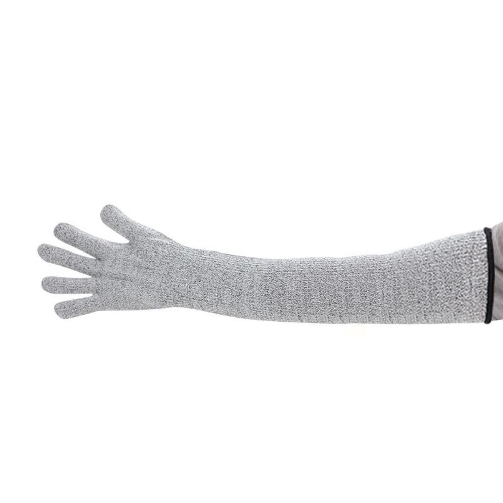 1Pair Breathable Safety Sleeves 20-55cm Anti Cut Arm Sleeve Durable Protection Gloves Labor