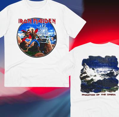 Vintage tričko Iron Maiden Phantom Of The Opera Obojstranné
