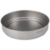 Lixada 1400ml Titanium Fry Pan Ultralight Grill Frying Pan with Folding Handle for Outdoor Cookware Camping Equipment