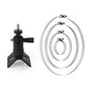 Metal Clamp Camera Pole Mount Bracket Plastic Pipe Mount Bracket for Arlo/Wyze/Eufy Cam Wall Pipe
