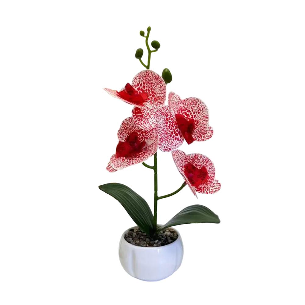 Orchid Artificial Orchid Ornament 30*16*16cm 3D Printed Decorative Plant Lifelike Flower Appearance For Home Decor