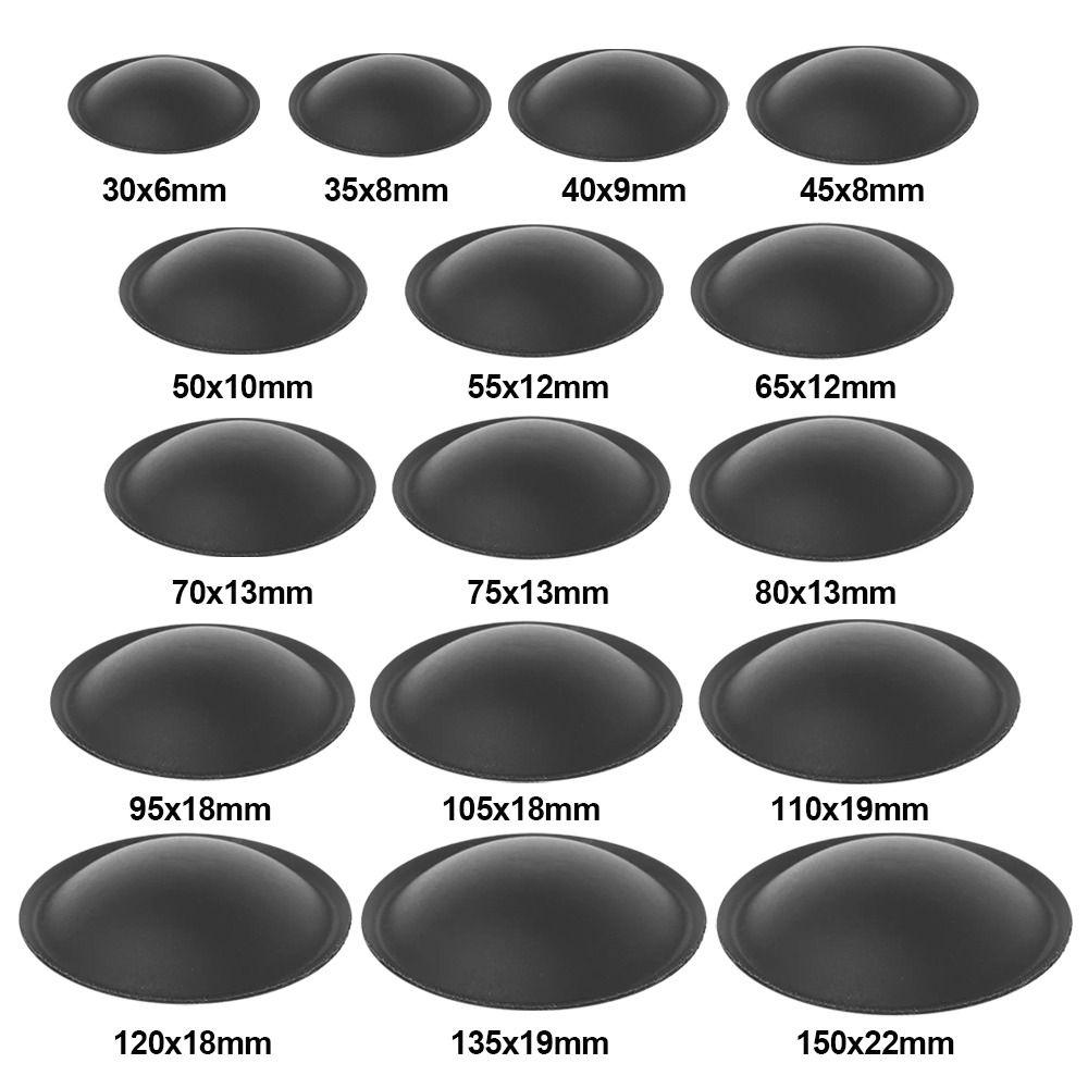 1Pcs Durable 30-150mm Speaker Dust Cap Woofer Black Cone Cover PP Matte Audio Speaker Protector Speaker Accessories