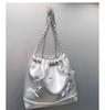 Y2K Drawstring Bow Bag: Soft Leather, Large Capacity, Cute Versatile Shoulder Commuter Bag (2025)