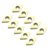 10Pcs DCMT11T308-MP CNC Lathe Insert Cutting Tool Carbide Turning Blade