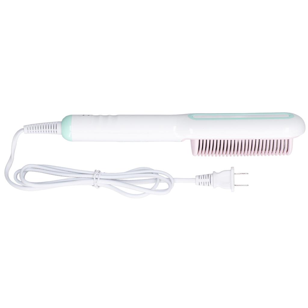 Hair Straightener Brush 3D Teeth 4 Temperature Mode Ionic Coating Auto Off Straightening Comb for
