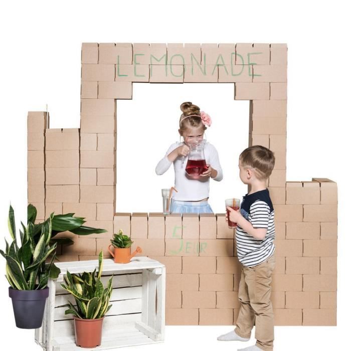 200XXL blocs de construction géants GIGI Bloks, blocs Jumbo pour enfants, Grandes briques empilables pour constructions réelle