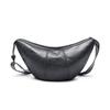 New business soft leather shoulder women's bag simple trend messenger bag casual dumpling bag