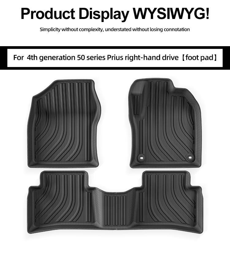 Toyota Prius 4th Gen (2017-2022) RHD TPE Floor Mats
