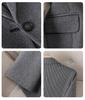 Women's Houndstooth Suit Jacket - Stylish, Versatile, Casual Top for Spring and Autumn
