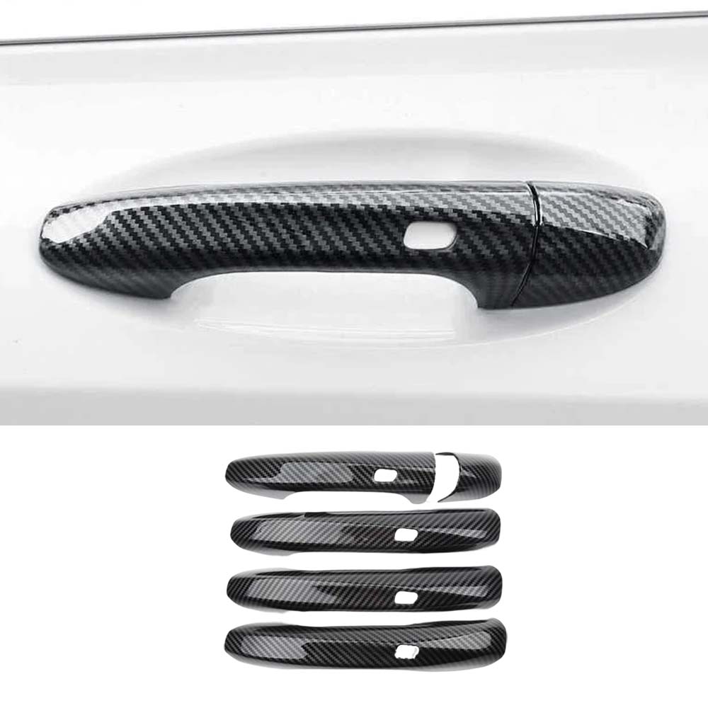 Car Decoration Door Handle Cover For Mercedes Benz C E Class GLC GLB A B GLE GLS CLA GLA 2016- Car Styling Upgrade