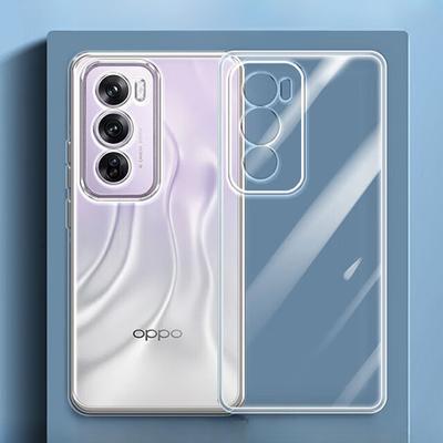 For OPPO RENO Reno 12 12Pro Transparent Cover Shell Clear Silicone Protective Back Coque For Oppo Reno12 Pro Soft TPU Phone Case