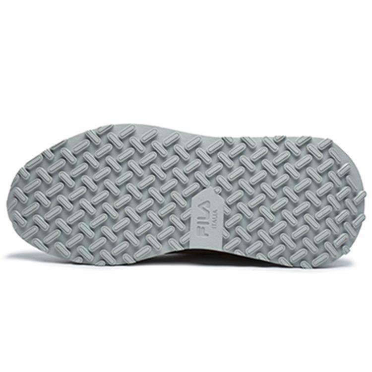 FILA Jogger Fabric Synthetic Leather Sports Shock Absorbing Wear Resistant Low Top Lifestyle Casual Shoes Men sneaker Mystery-Gray F12M216127FFN