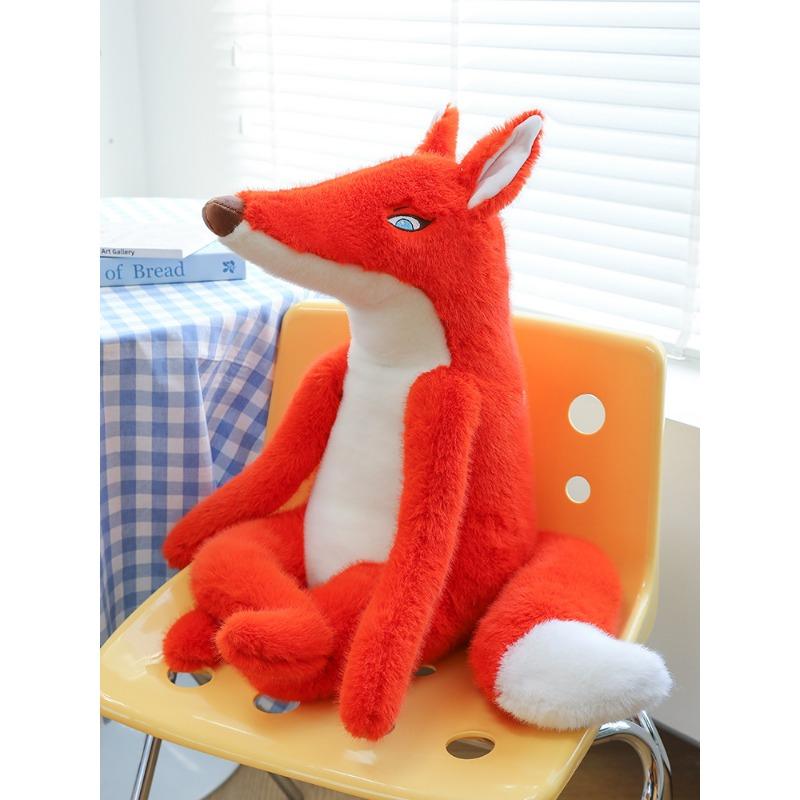 

New Confident Fox Plush Toy Big Wolf Doll Crocodile Doll Pillow Children s Gift 23cm