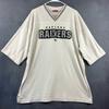 VTG Koszulka Oakland Raiders Męska 2XL NFL Piłka nożna Dzianina waflowa Dekolt V Raider Nation