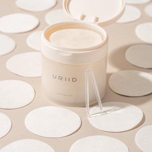 Uriid Calming Cotton Toner Pad 150ml/75 Sheets