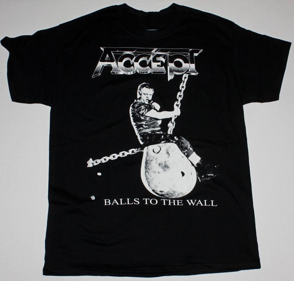 ACCEPT BALLS TO THE WALL Black Men S-234XL  D544 Unisex T-Shirt XL