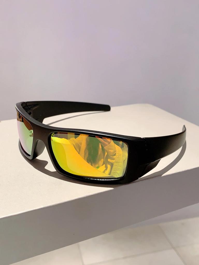 Y2k Punk Sun Glasses Cool for Women Luxury Men Outdoor Sports Fashion Wrapped Round Trend Design Shade Eyewear