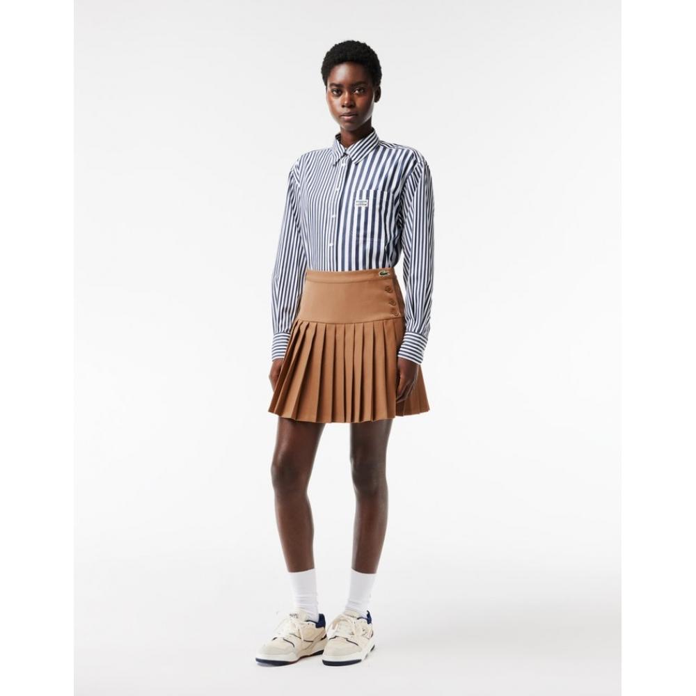 

LacoSte Women S Short Pleated Skirt Jf0760 53n Six 034