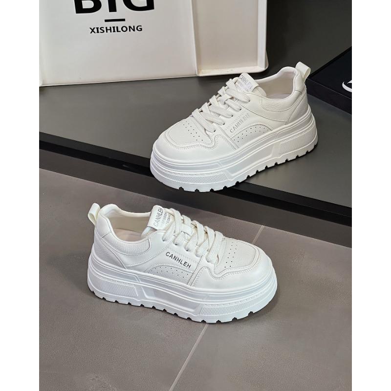 

The new popular little white shoes are women s light soft soles, not tired feet, casual board shoes, muffin shoes 35