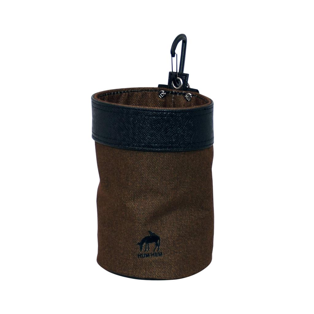 Kiyo HUMHEM Waist Bag, Round, Brown, HM1199M-BR