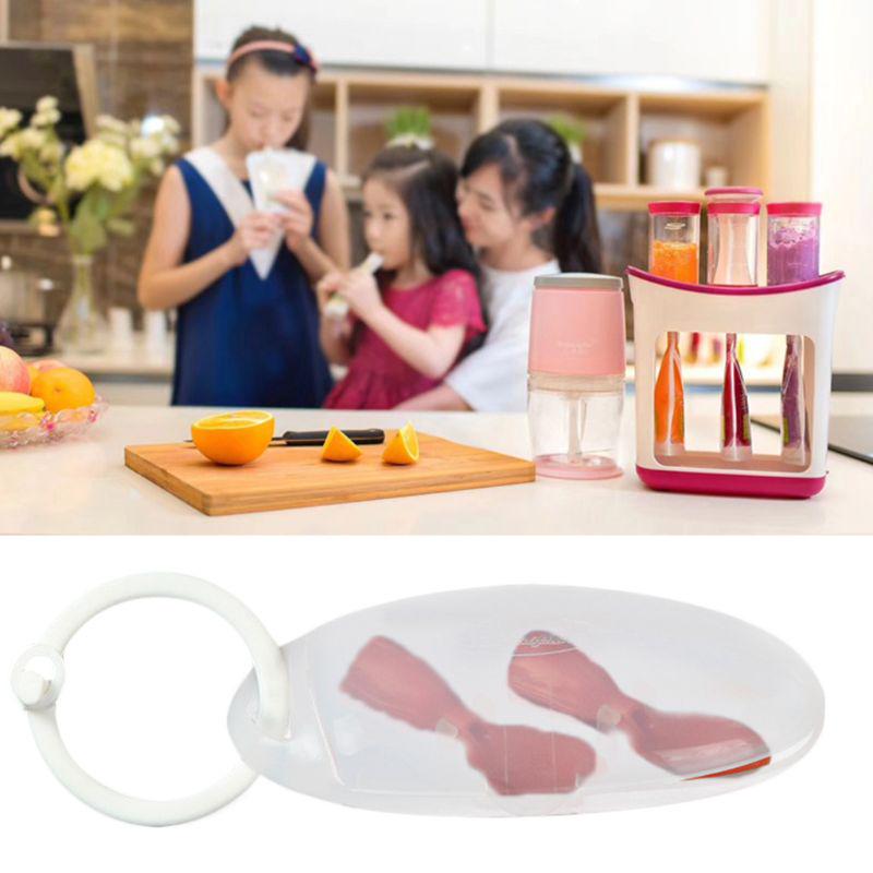 Baby Spoon Food Preservation Packaging Bag Sealing Device Child Feeding Device Dispensing Bag