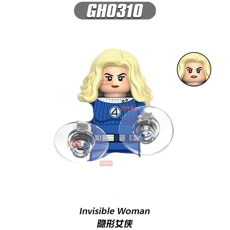 Filme Mini Bausteine Actionfiguren Baustein Puppe Zusammenbau Zusammenbau Spielzeug für Kinder G0141 Weiblicher Silver Surfer