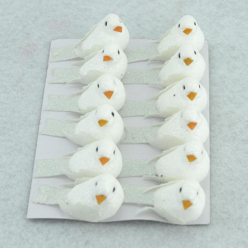 Mini Foam Bird Ornaments for Creative Landscaping and Bonsai