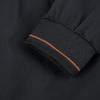 TRIES Men's Striped Color-Block Baseball Collar Jacket