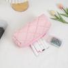 Multifunctional Stationery Bag Solid Color Storage Bag INS Pen Bag  School Office