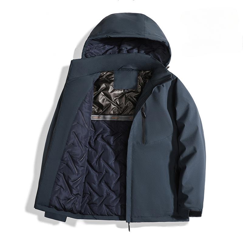 Cotton Clothes Men's Graphene Thickened Men's and Women's Winter Cold and Warm Outdoor Mountaineering Sports Jacket Men's Cotton-padded Clothes