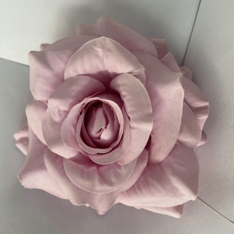 11cm Large Rose Head Imitation Flower Home Garden Potted Wedding Artificial Flower Wall Background Decorative Cloth Flower
