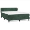 3127370 vidaXL Divan Bed and Mattress Dark Green 140x190cm Velvet