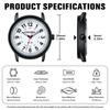 PINDOWS Unisex Analog Quartz Watch for 30m Water Military Time Luminous Dial for Easy Visibility Women's Watch, Students, Resistant, Display,