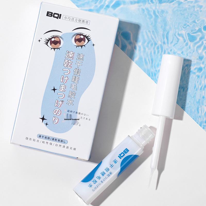 BQI Quick-Drying Gentle Eyelash Extension Glue – Non-Irritating, Long-Lasting Fixing Adhesive.