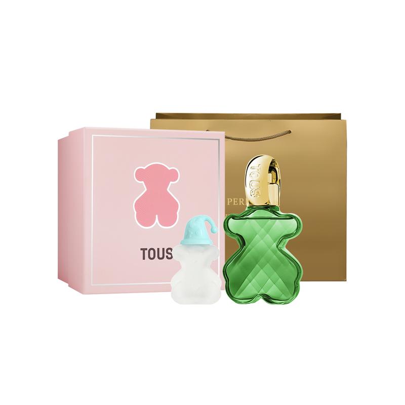 TOUS Beloved Green Bear Perfume Gift Box Set + Baby Perfume Oriental Fragrance Parfum 30ml+4.5ml зелёный