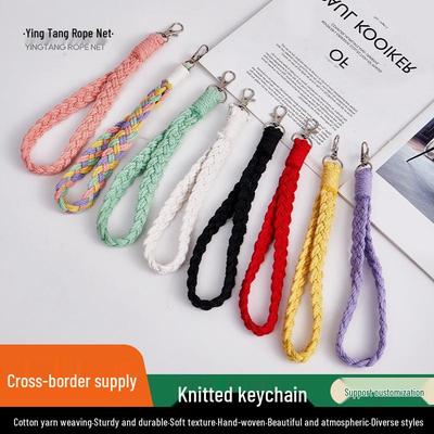Handgemachtes gewebtes Schlüsselband-Lanyard-Charm-Anhänger