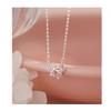 Bow Pendant Necklace Choker Women Elegant Minimalist Jewelry