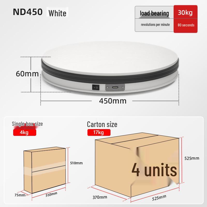 Turntable King Rotating Display Stand for Photography & Live Streaming