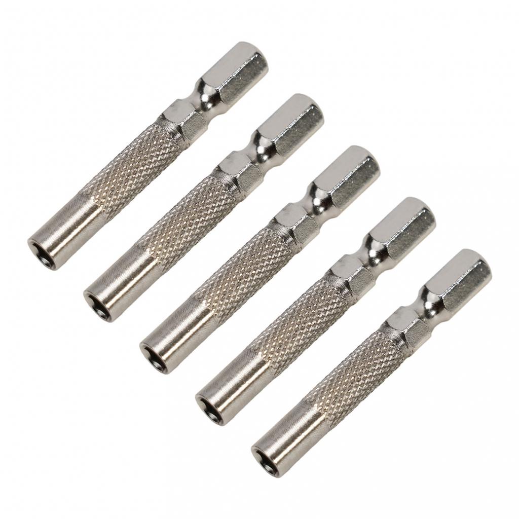 5PCS Hex 6.35mm 6.35mm 1/4\" Insert For 1/4\" 6.35mm Handle