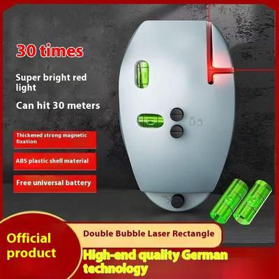 Livella Laser a 2 Linee Livella Laser Verticale Linea Orizzontale Infrarossa Livellamento ad Angolo di 90 Gradi Strumento di Livellamento a Lunga Distanza 20M