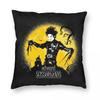 Edward Scissorhands Pillowcase Polyester Pattern Zip Decorative Sofa Cushion Cover Two Side Printing Pillowcase 45X45CM