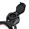 Multifunctional 7 Way Trailer Plug Connector for Secure and Efficient Wiring Harness Solution Easy Storage Outdoor Use