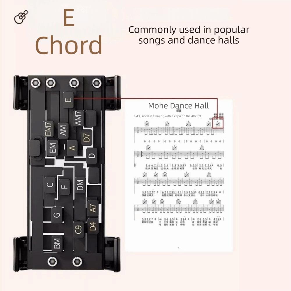 Assistant Learning Guitar Chord Trainer Portable Design Guitar Teaching Trainer  Beginner Training