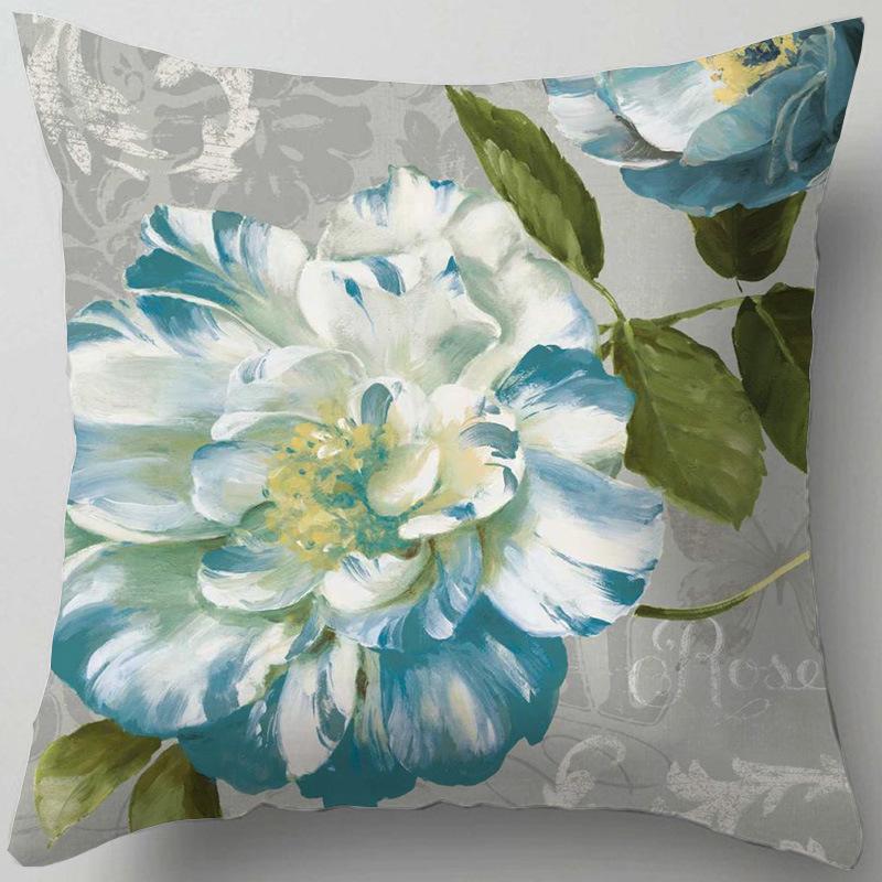 Home Decor Floral Patterns: Cherish Every Moment Pillow Covers Pattern Cushion Cover Suitable for Sofa Bedroom Car Pillow Cover