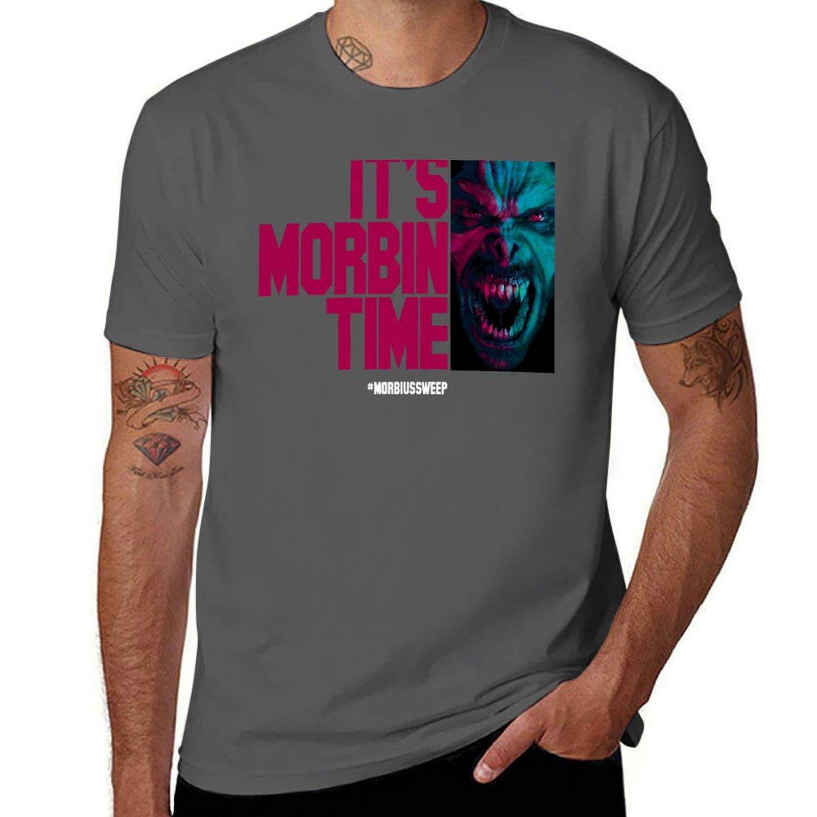 

IT S MORBIN TIME T-Shirt cotton t shirt man cotton t shirt pack essential t shirt T-Shirt 4XL