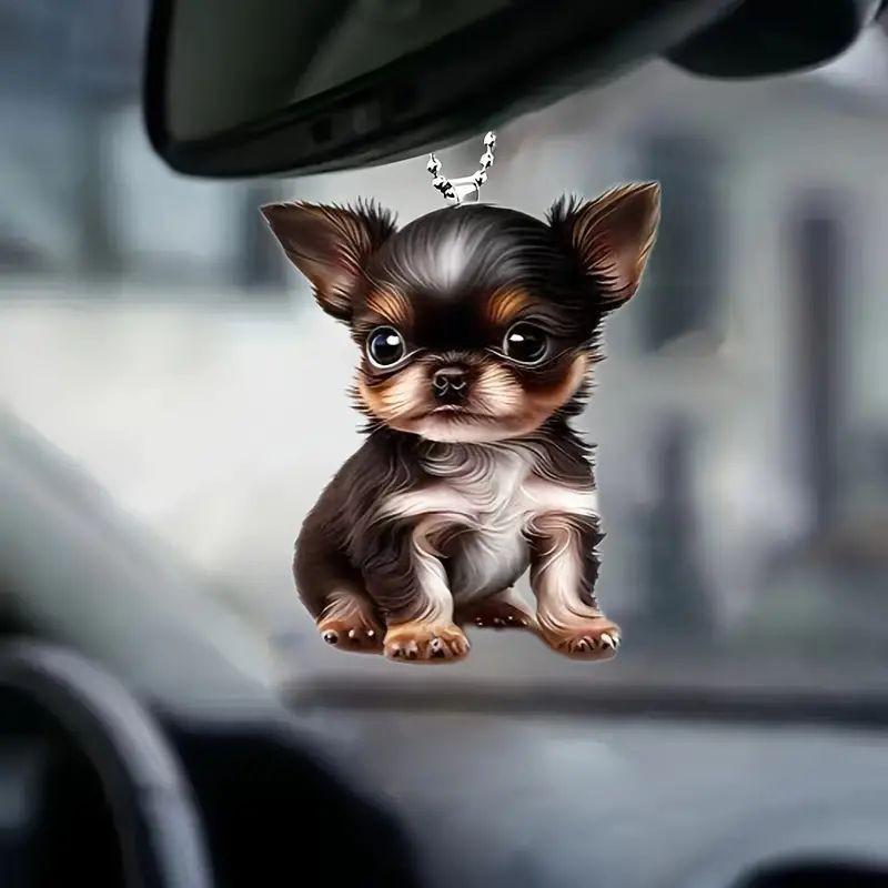 Acrylic Car Adorable Hanging Decoration Fun Cartoon Character For Home Auto And