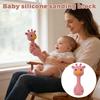 Infant Soothing Silicone Sand Hammer Baby Quiet Hand Rattle Toy For Grip Exercise And Teething